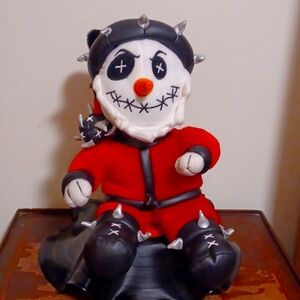 Spencer's Gifts holiday 2004 Anti Clause punk rock snowman plush
